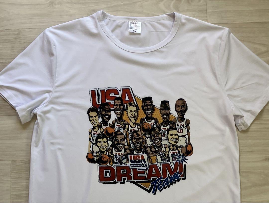 未使用品 バスケットボール USA代表 初代ドリームチーム Tシャツ 未使用品 バスケットボール USA代表 初代ドリームチーム Tシャツ