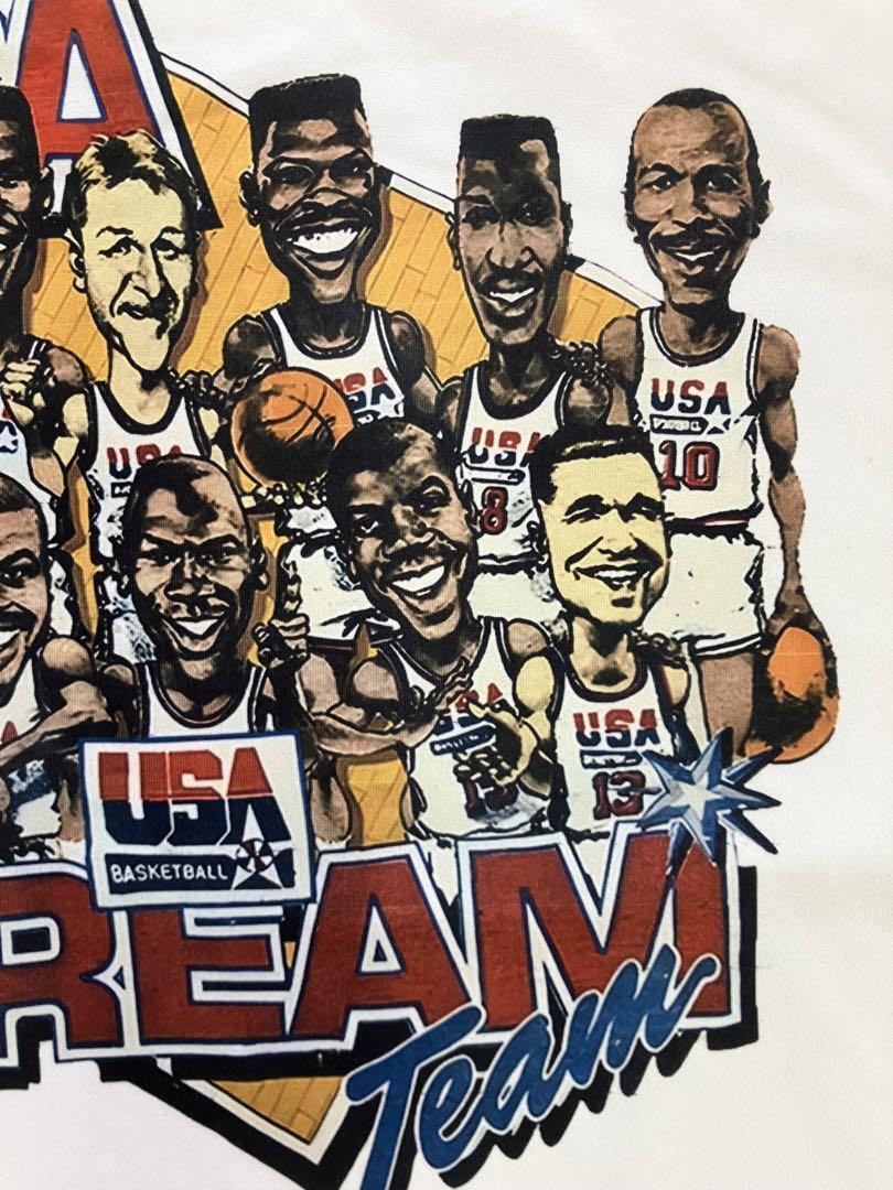 未使用品 バスケットボール USA代表 初代ドリームチーム Tシャツ 未使用品 バスケットボール USA代表 初代ドリームチーム Tシャツ