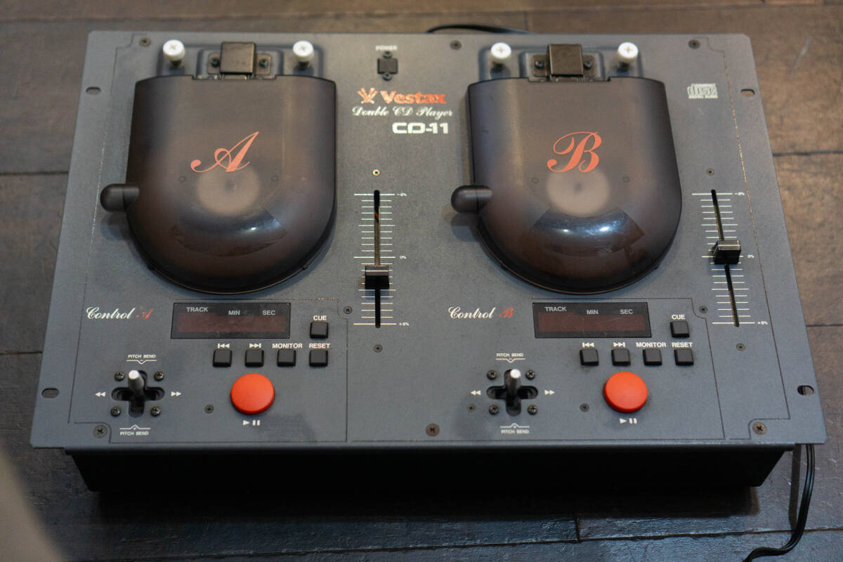 Vestax CD-11 ダブルCDプレーヤー Yahoo!オークション - VESTAX CD-11 初代CD-J ダブルCD