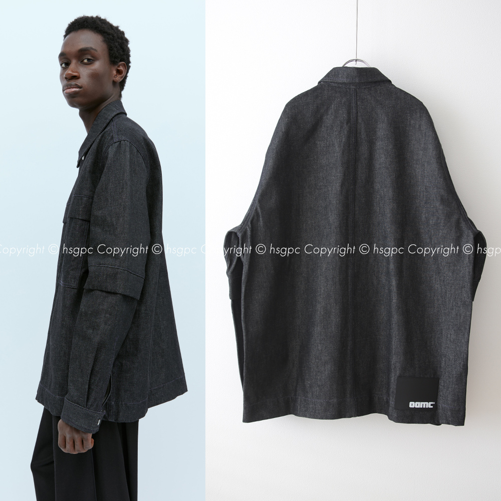 定価12 9万】新品 OAMC SIERRA SHIRT レイヤード デニムシャツ 定価12 9万】新品 OAMC SIERRA SHIRT レイヤード デニムシャツ