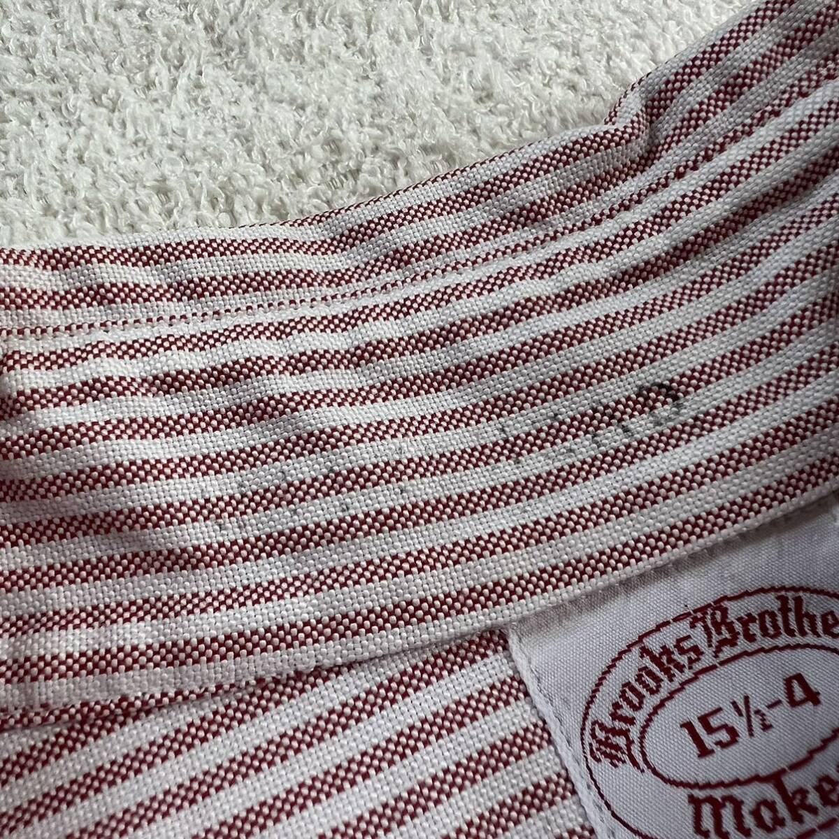 Brooks Brothers USA制 ブルックスブラザーズ オックスフォード ストライプ 半袖 シャツ 15 M 米國制 アメリカ制 90年代 ボタンダウン 