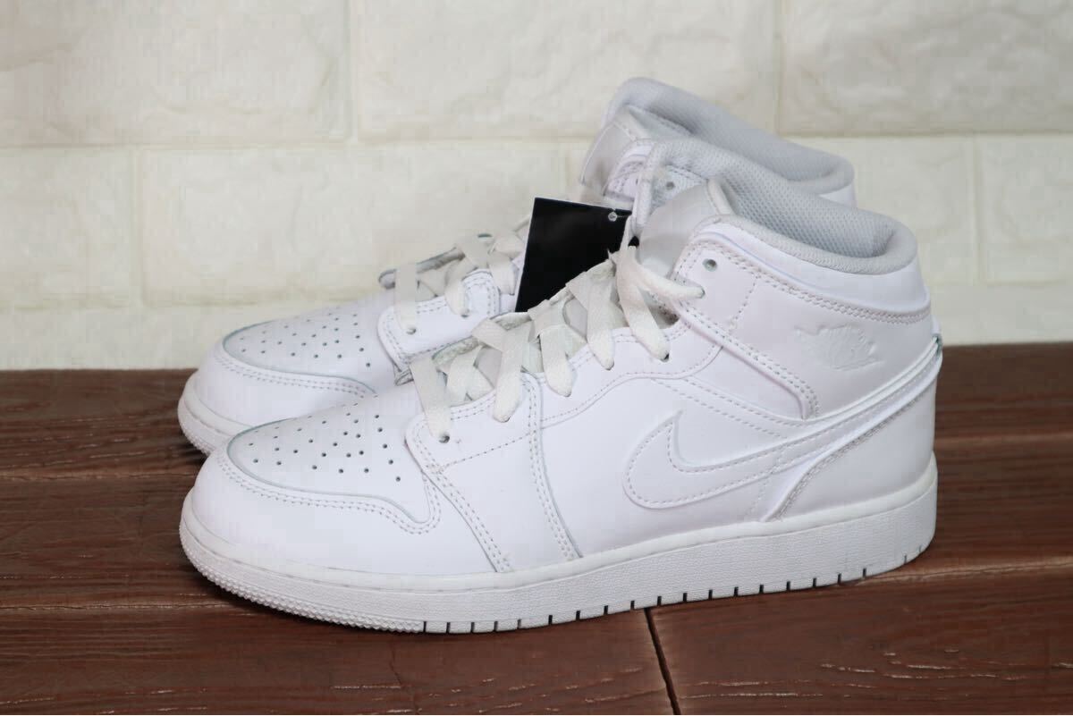 新品 22 5cm NIKE ナイキ AIR JORDAN 1 MID GS エアジョーダン1 新品 22 5cm NIKE ナイキ AIR JORDAN 1 MID GS エアジョーダン1