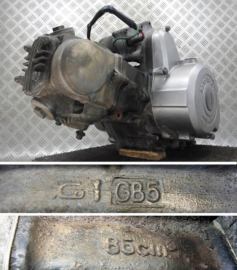 ★動画有★《送料均一3，000円～》スーパーカブ90カスタム セル付 HA02E エンジン 3速 f55-02sE30 角目