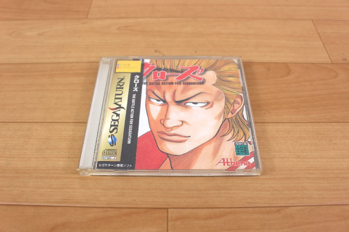 △現状品△ セガサターンソフト 「クローズ -THE BATTLE ACTION FOR SEGASATURN-」 T-16806G/アテナ 帯傷み スレキズ SSソフト (2712355)