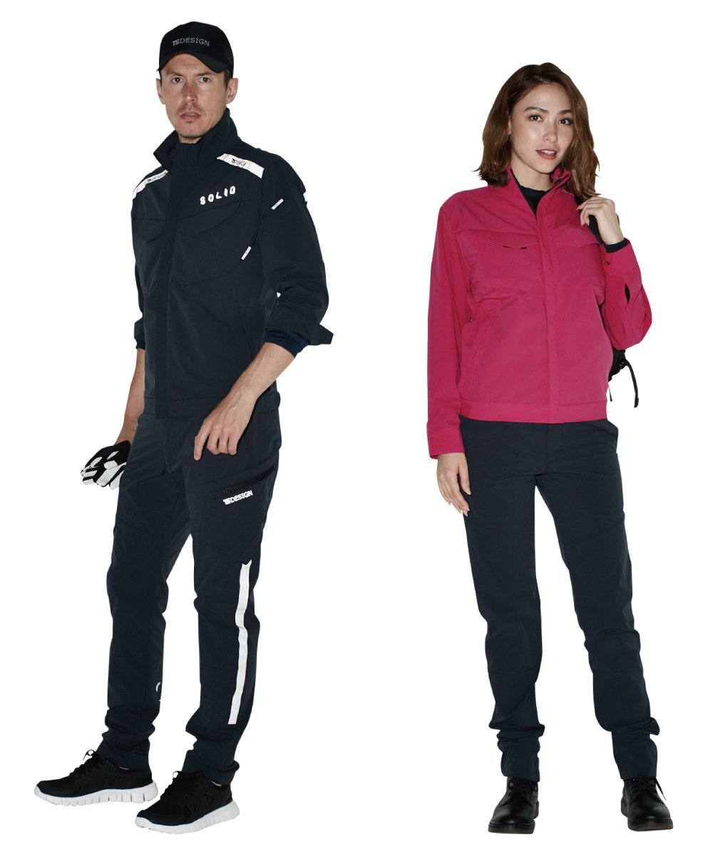 TS design through year jacket 4D stretch . sweat speed . electro static charge prevention 9116 color : wine size :3L * object 2 point free shipping *