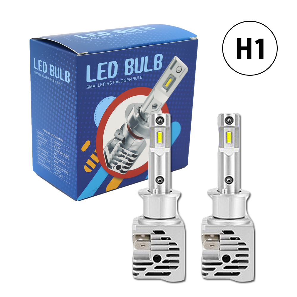 LEDヘッドライト H1 DC12V 12000ルーメン 6000K ホワイト 新車検対応 2本セット 1年保証