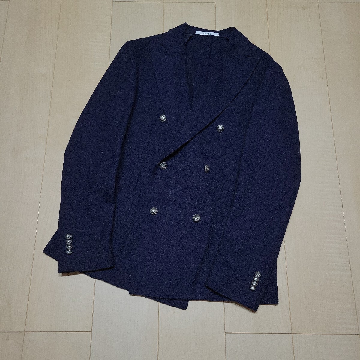 ☆FUGATO カノニコ生地ダブルブレザー ジャケット フガート ☆FUGATO カノニコ生地ダブルブレザー ジャケット フガート