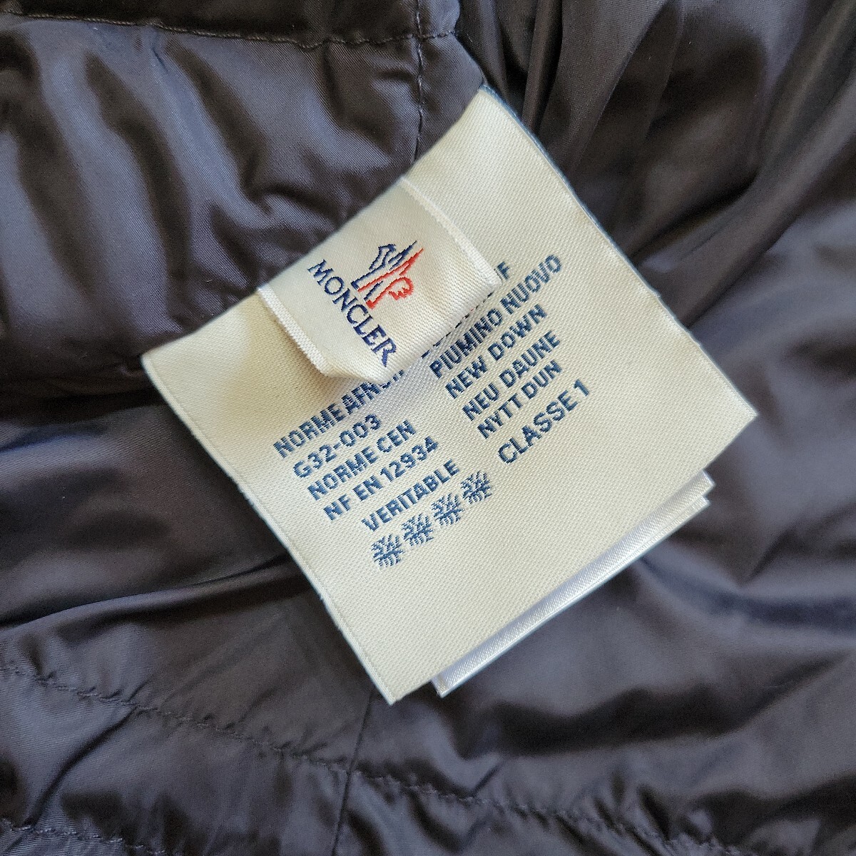 【美品】MONCLER RONCE キルティング ダウンコート ラビットファー 美品】MONCLER RONCE キルティング ダウンコート ラビットファー