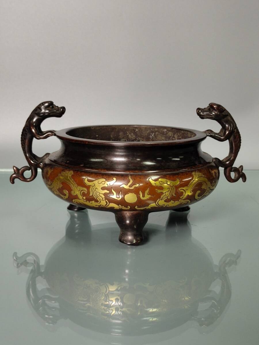 秘藏 清 銅塗金 モザイク 寶石法器 銅製 銅製品 銅器 古銅 置物 秘藏 清 銅塗金 モザイク 寶石法器 銅製 銅製品 銅器 古銅 置物