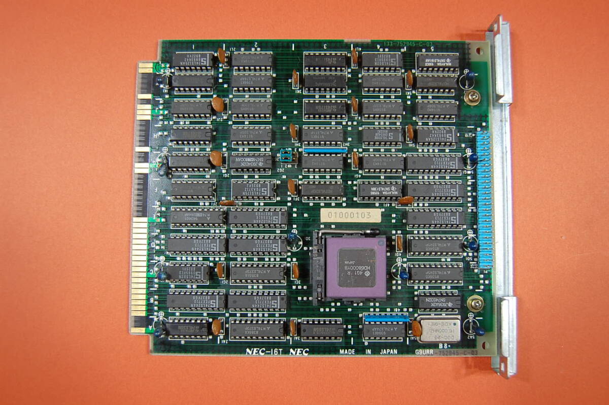 PC98 C bus for interface board details unknown PC-9801-16? G9URR 68000 picture reference! present condition delivery junk treatment ..T-072 0103