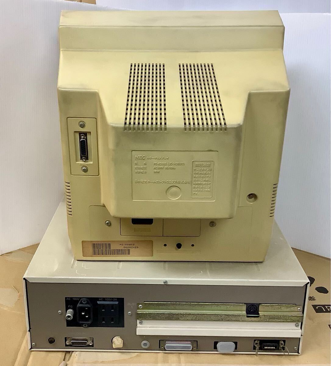 Yahoo!オークション - 通電確認済 NEC PC-KD852 カラー Yahoo!オークション - 通電確認済 NEC PC-KD852 カラー