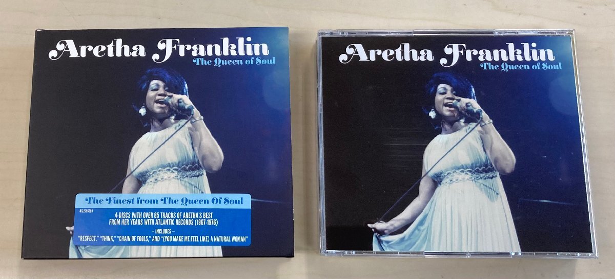 CDB4661 アレサ・フランクリン ARETHA FRANKLIN / THE QUEEN OF SOUL 輸入盤中古CD 4枚組 アウター・スリーヴ付き送料100円