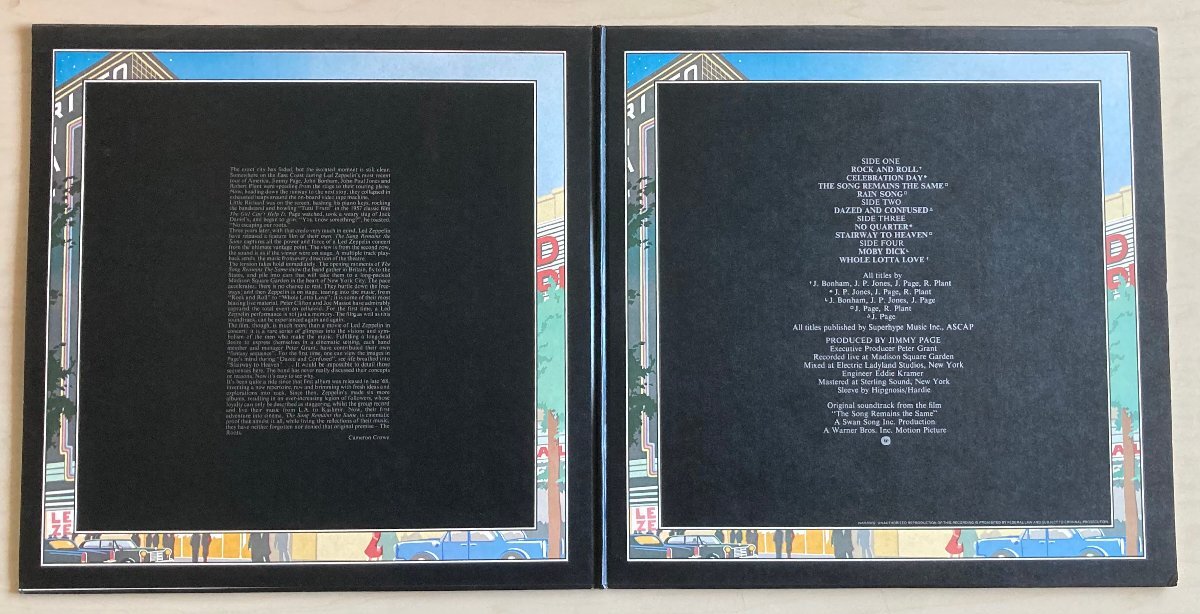 LPA24175 レッド?ツェッペリン LED ZEPPELIN / ライヴ　永遠(yuǎn)の詩 國內(nèi)盤LP 2枚組 盤良好