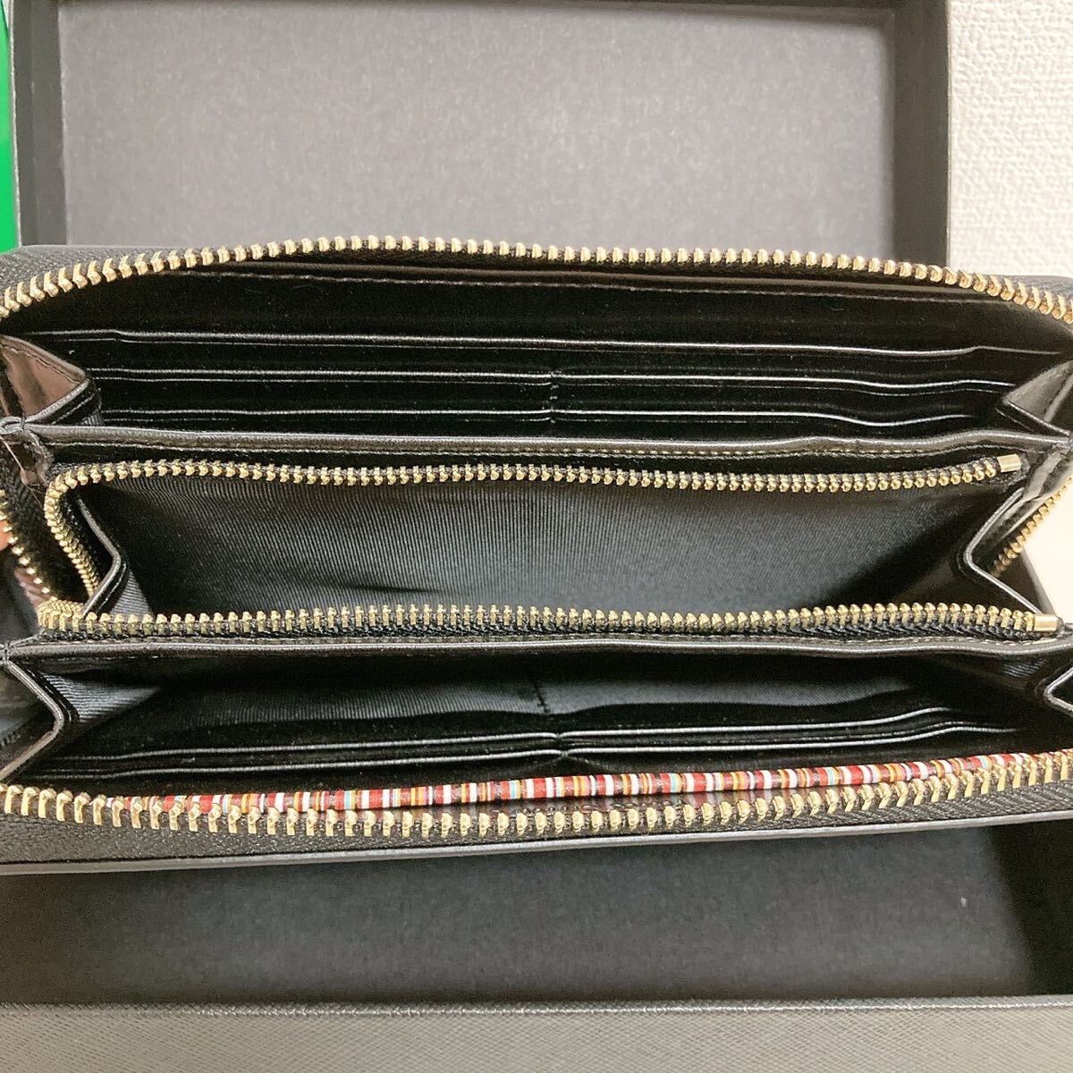 ポールスミス】 レザー 財布 メンズ ファスナー付き 長財布 牛革 ポールスミス】 レザー 財布 メンズ ファスナー付き 長財布 牛革