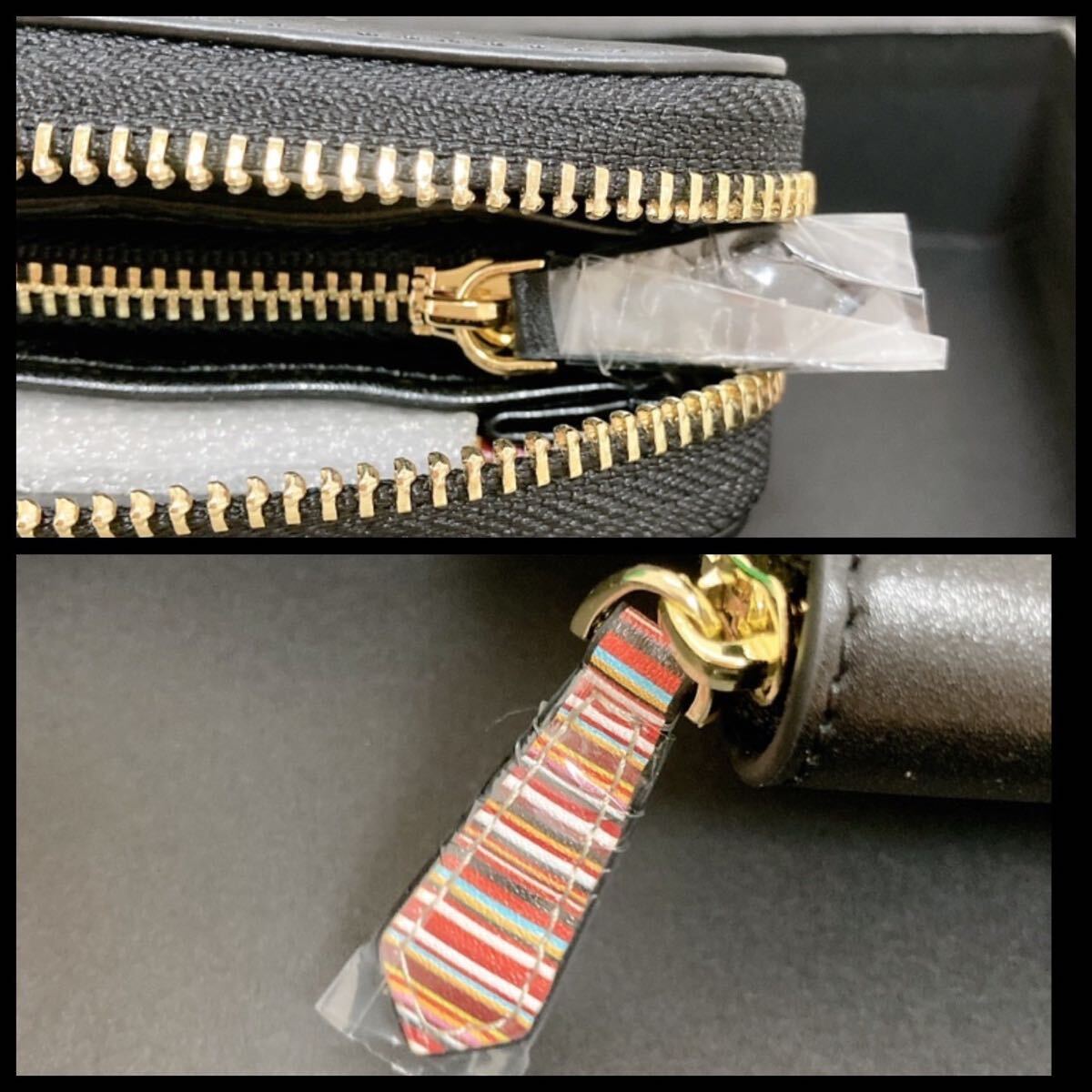 ポールスミス】 レザー 財布 メンズ ファスナー付き 長財布 牛革 ポールスミス】 レザー 財布 メンズ ファスナー付き 長財布 牛革