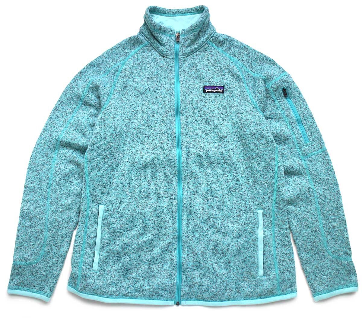 ★patagoniaパタゴニア ベターセーター フリースジャケット BNDB M★アウトドア キャンプ フルジップ 杢ミントブルー 霜降り