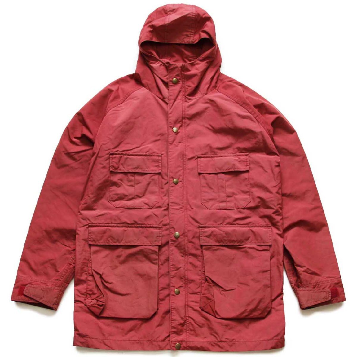 ★80s USA製 L.L.Bean BAXTER STATE PARKA ナイロン マウンテンパーカー バーガンディ M★ビンテージ オールド アウトドア ジャケット