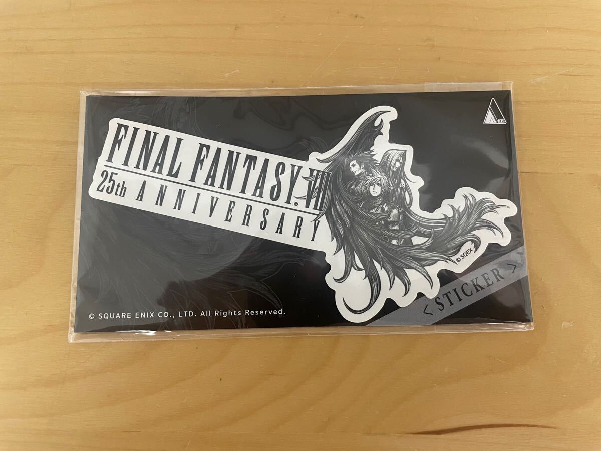 FF7 ファイナルファンタジーVII 25th ANNIVERSARY ステッカー A FF7 ファイナルファンタジーVII 25th ANNIVERSARY ステッカー A