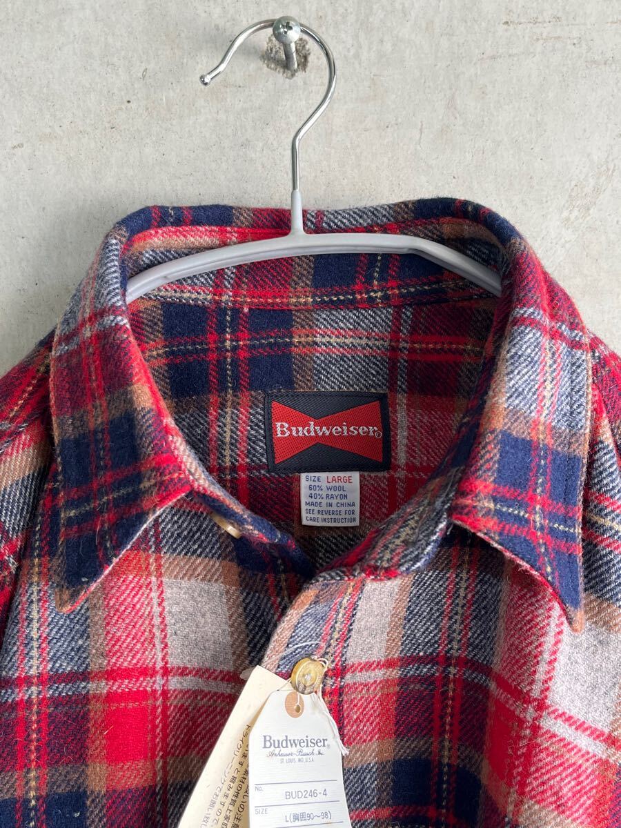 90s 90年代 デッドストック Budweiser バドワイザー ウール 90s 90年代 デッドストック Budweiser バドワイザー ウール