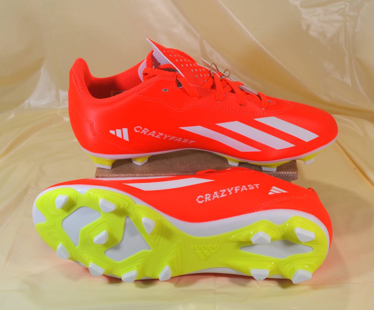 [ новый товар |24cm| включая доставку ] Adidas # футбол шиповки обувь #Xk Lazy быстрый CLUB FxG J#IF0720