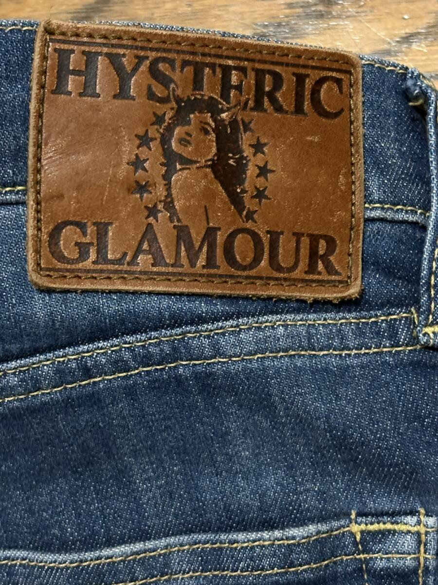 ヒステリックグラマー ダメージ加工 スタッズ デニムパンツ