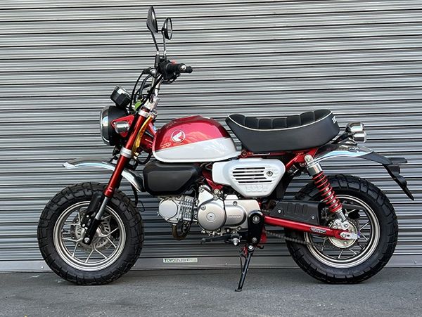 * быстрое решение BEET JAPAN HONDA MONKEY125 Alf .n покрытие левый белый новый товар Honda Monkey 125 свекла Japan Alf .n боковая крышка Honda 