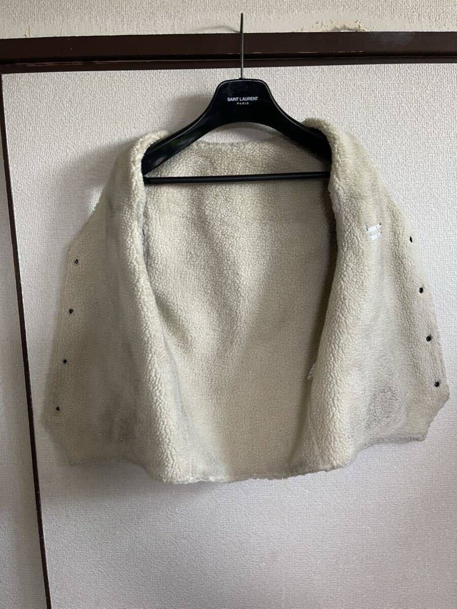 [ быстрое решение ][ хорошая вещь ] NUMBER NINE Number Nine DENIM BOA VEST Denim лучший боа INDIGO индиго быстрое решение кто раньше, тот побеждает 