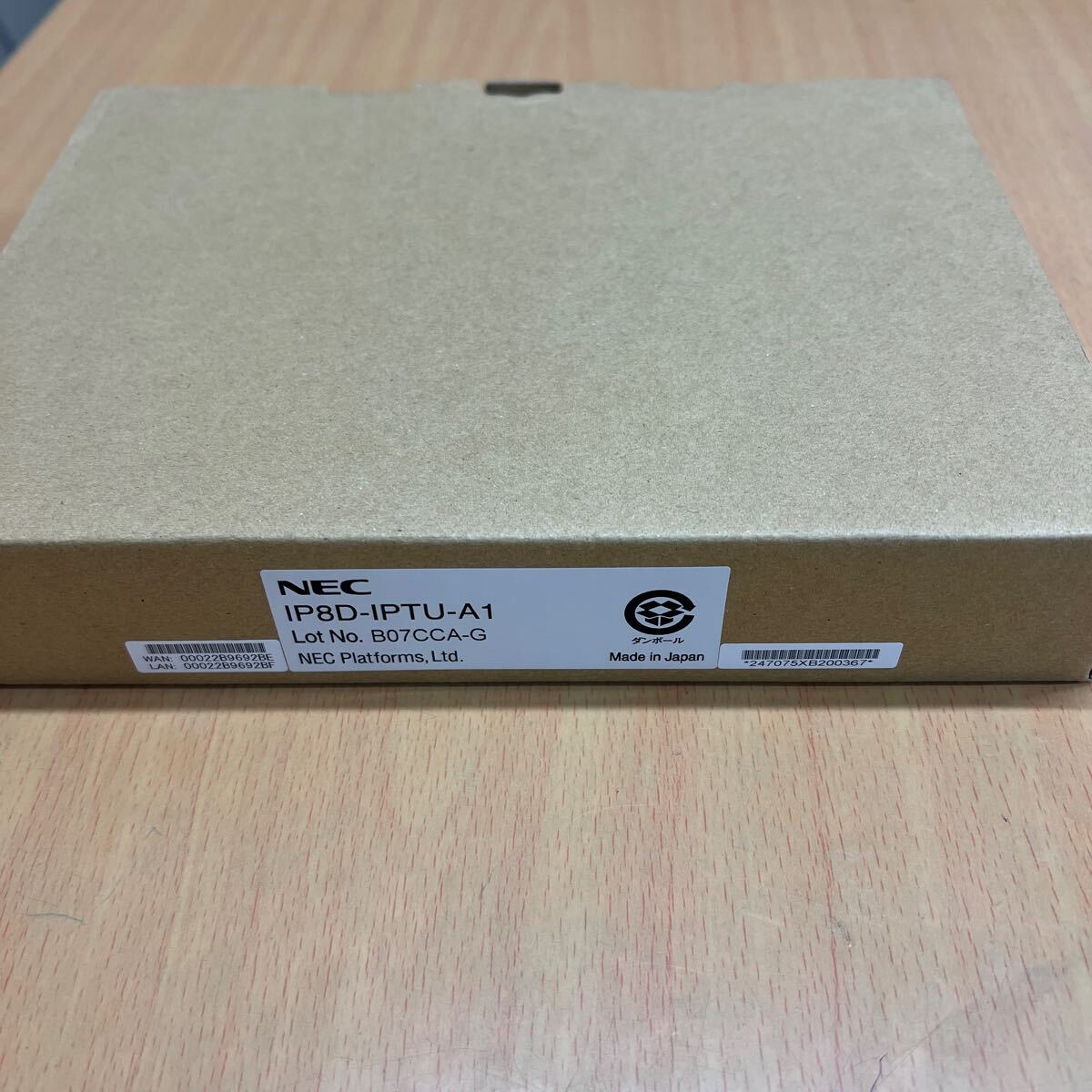 NEC AspireWX用ひかり電話直収ユニットIP8D-IPTU-A1 ビジネスフォン NEC AspireWX用ひかり電話直収ユニットIP8D-IPTU-A1 ビジネスフォン
