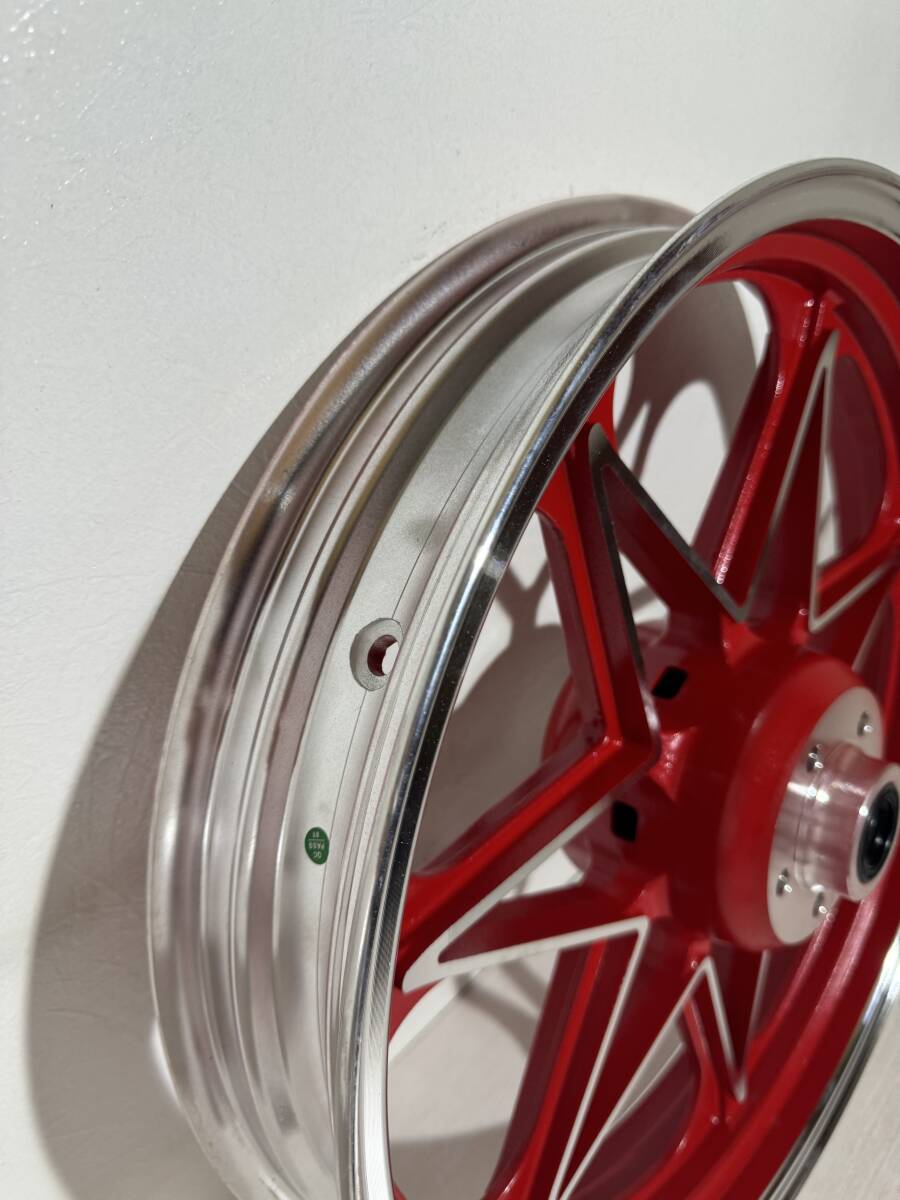 ゼファーX ホイール前後セット 赤 Red 外装 パーツ 新品未使用品 ゼファーX ホイール前後セット 赤 Red 外装 パーツ 新品未使用品