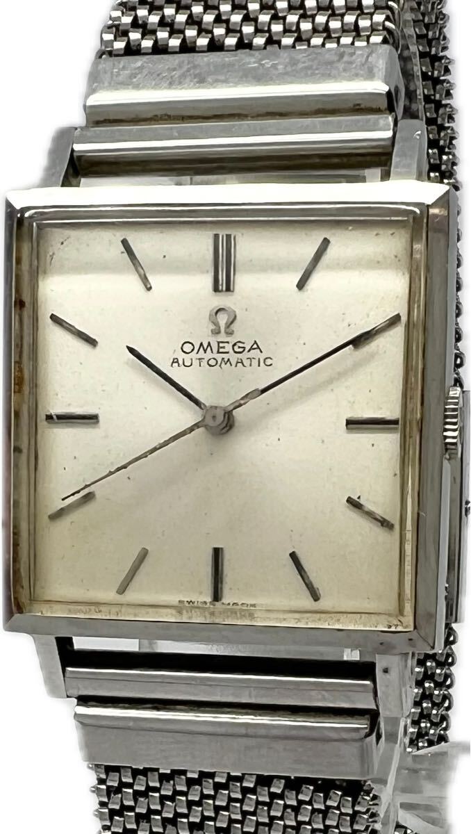 1円〜 H OMEGA オメガ スクエアケース レディース 自動巻き アンティーク ヴィンテージ ジャンク 時計 12584180