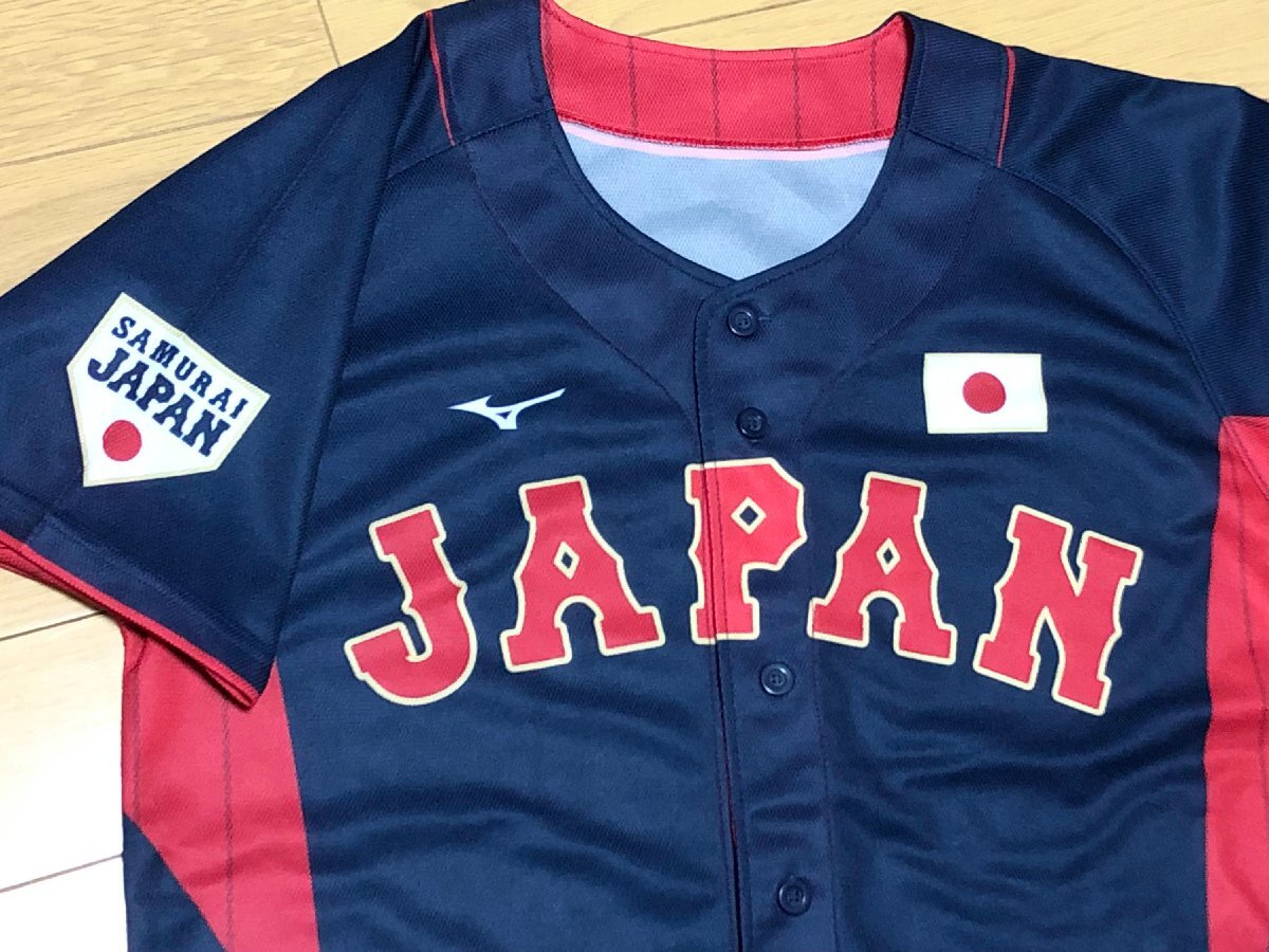 1点入荷！ 入手困難■WBC ミズノ 侍ジャパン 日本代表 ユニホーム 未使用展示品■Lサイズ相当