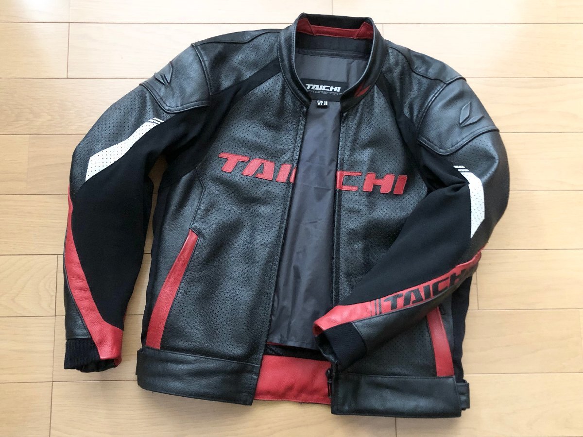 RS タイチ レザージャケット LEATHER パンチングレザージャケット 