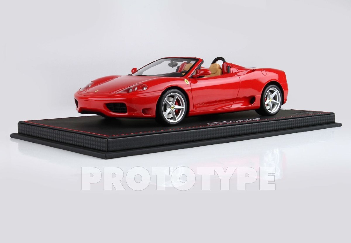 ＜予約品＞　BBR 1/18 Ferrari 360 Modena Spider MT Rosso corsa　フェラーリ　モデナ　BBR18229A