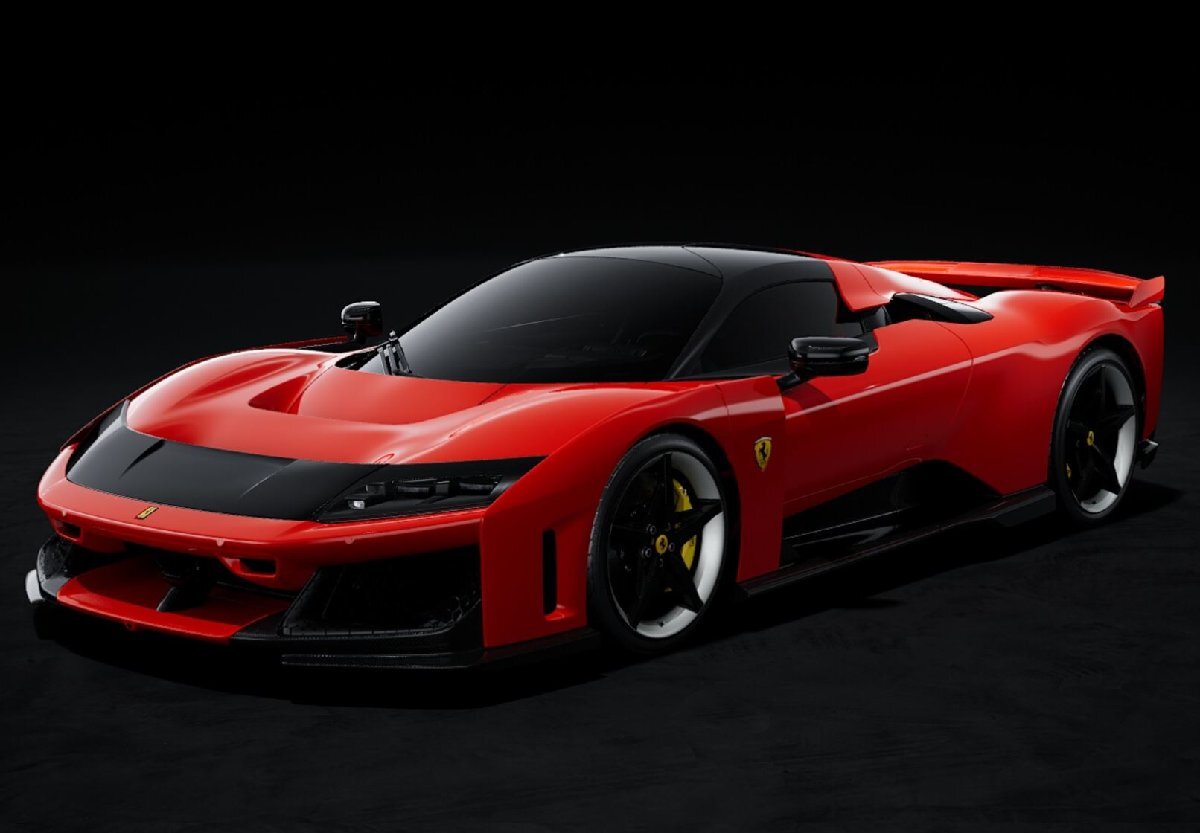＜予約品＞　BBR 1/18 Ferrari F80　Rosso corsa carbon wheels　P18253A1　フェラーリ　ミニカー