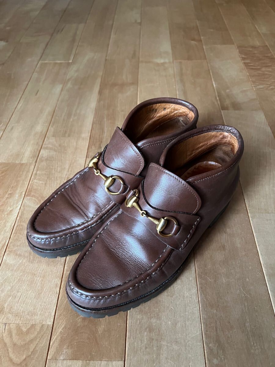 GUCCI グッチ ホースビットアンクルブーツ 7B(24cm相当 GUCCI グッチ ホースビットアンクルブーツ 7B(24cm相当