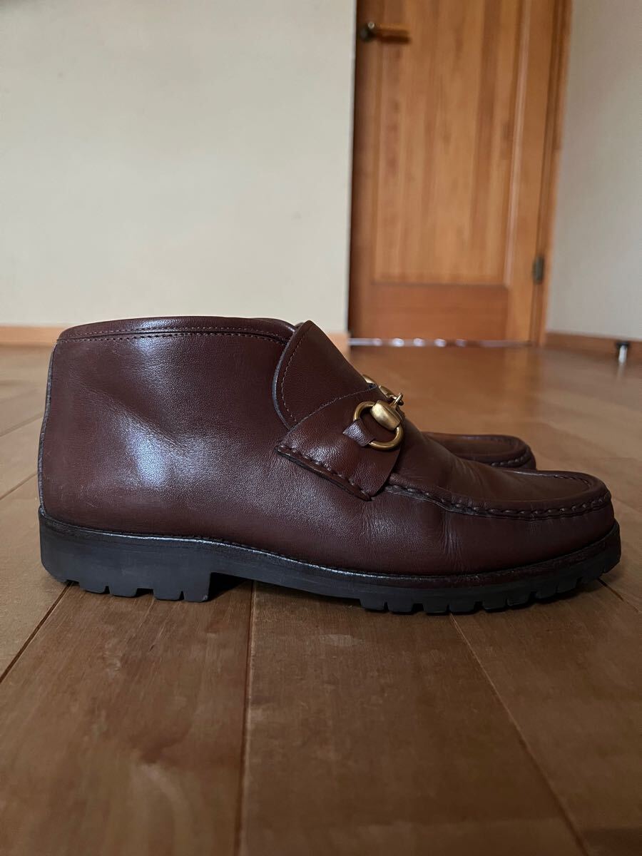 GUCCI グッチ ホースビットアンクルブーツ 7B(24cm相当 GUCCI グッチ ホースビットアンクルブーツ 7B(24cm相当