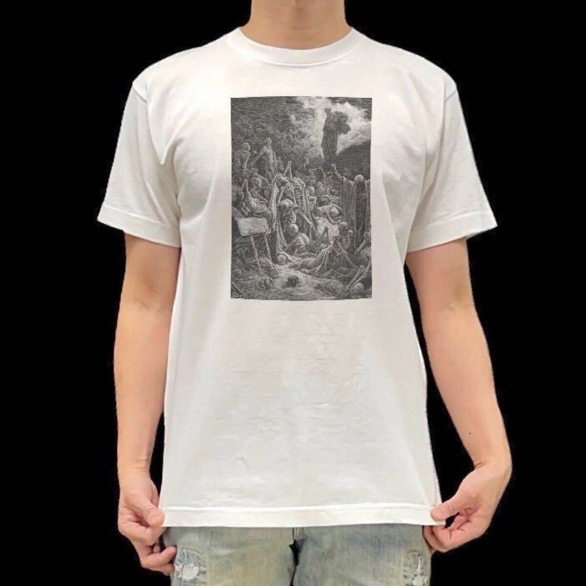 未使用 新品 ギュスターヴドレ 版画 アート 聖書 乾燥した骨の谷