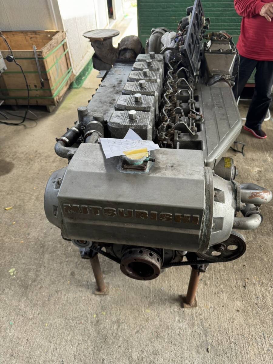 三菱船内機 S6M3-MTK-S 420馬力 最大500馬力 減速比:2.58 三菱船内機 S6M3-MTK-S 420馬力 最大500馬力 減速比:2.58