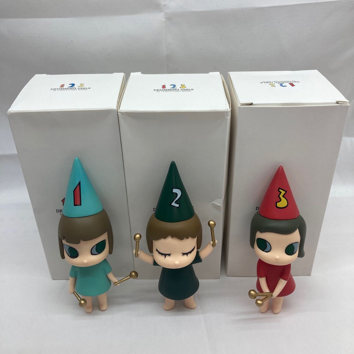 美品 奈良美智 ドラミング・ガール 123 フィギュア 123 Drumming 美品 奈良美智 ドラミング・ガール 123 フィギュア 123 Drumming