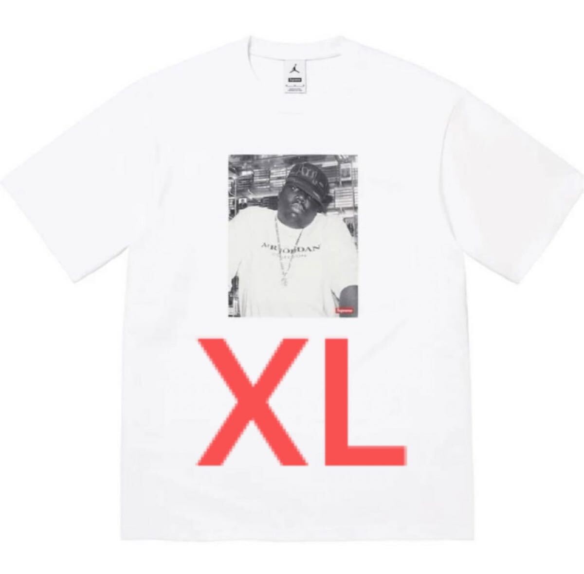 XL Supreme Jordan Biggie S/S Top White シュプリーム XL Supreme Jordan Biggie S/S Top White シュプリーム