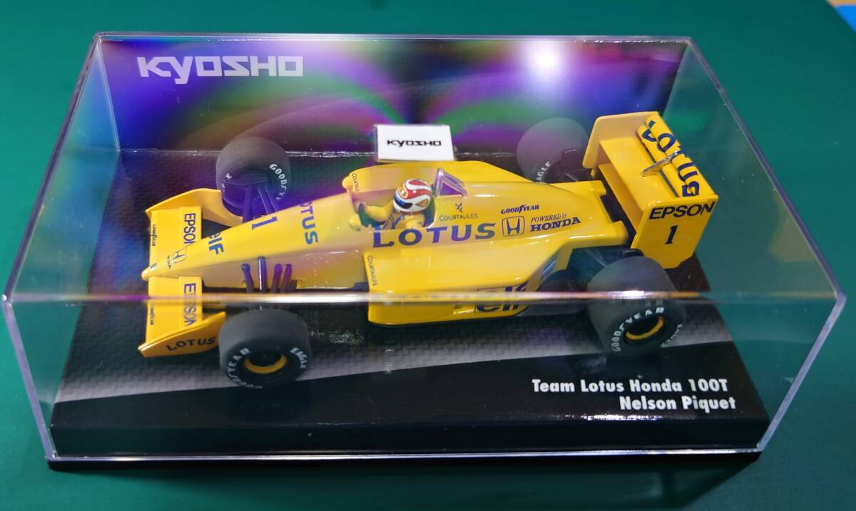 【新品/未開封】 京商/ミニチャンプス製 1/43 ロータス・ホンダ 100T 1988年 (N.ピケ) ★プロスト、セナ、マンセル