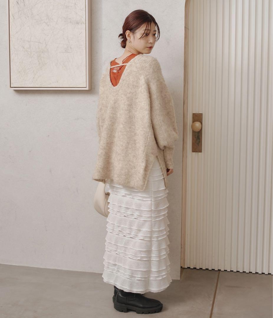 新品・未使用 kastane≪カスタネ≫ 川口春奈さんが着用 メランジ 新品・未使用 kastane≪カスタネ≫ 川口春奈さんが着用 メランジ