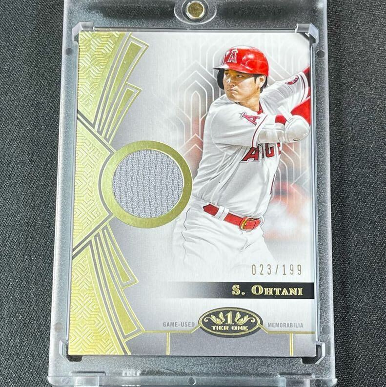199枚限定 2023 Topps Tier One 大谷翔平 実使用ジャージーカード ティアワン MLBジャージーパッチサイン等各種メモラビリアカード
