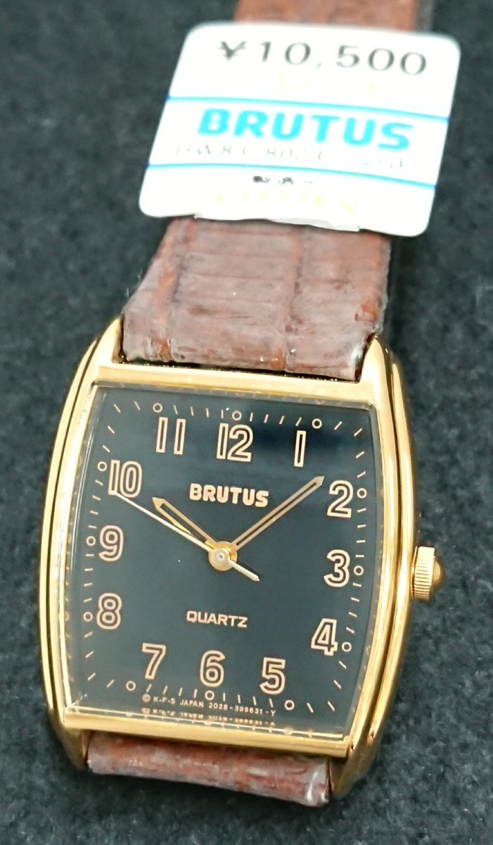 デッドストック♪※バンド使用不可/社外品？※ CITIZEN/シチズン VEGA BRUTUS/ベガ ブルータス クォーツ 腕時計 BW83-8023i 2038-396057＊