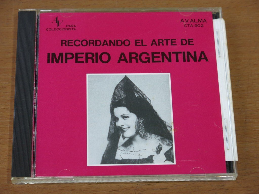 CD RECORDANDO EL ARTE DE IMPERIO ARGENTINA CTA-902 中古品