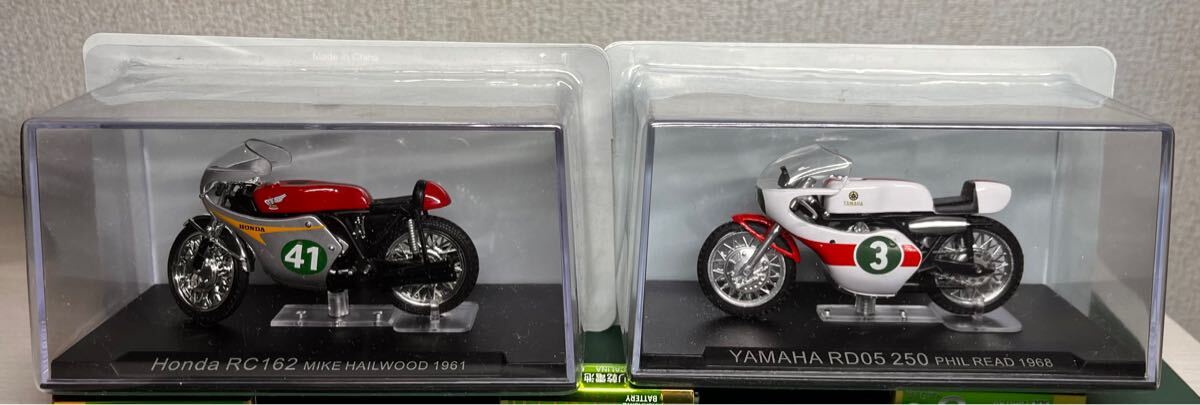 チャンピオンバイクコレクション　HONDA RC162 YAMAHA RD05 250 など　5台 デアゴスティーニ