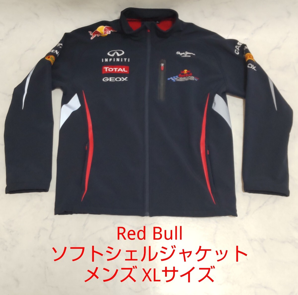 Red Bull レッドブル ソフトシェル ジャケット メンズ XL Red Bull レッドブル ソフトシェル ジャケット メンズ XL