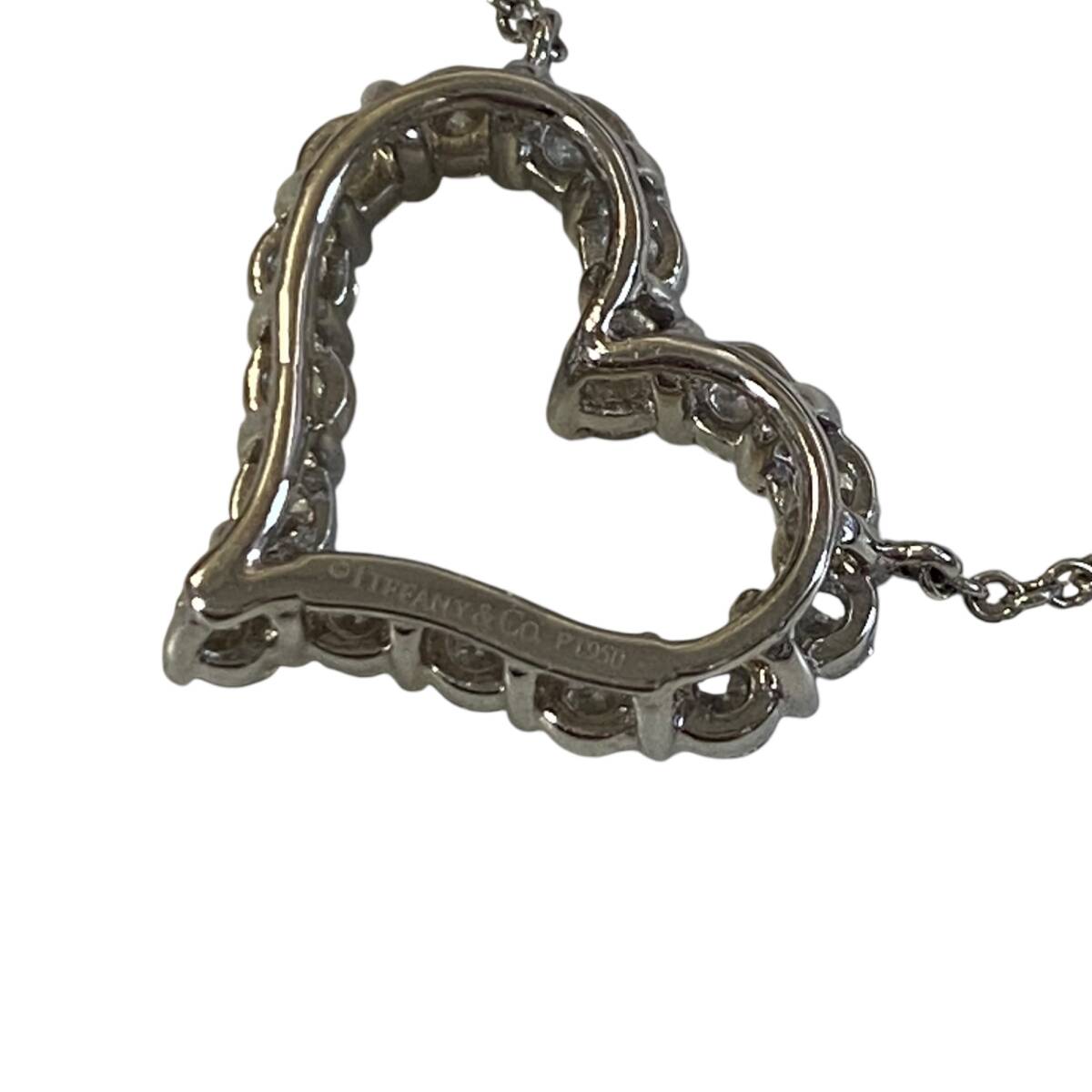 [ б/у товар ] Tiffany Tiffany&Co sentimental Heart Pt950 4.5g колье J73602RD