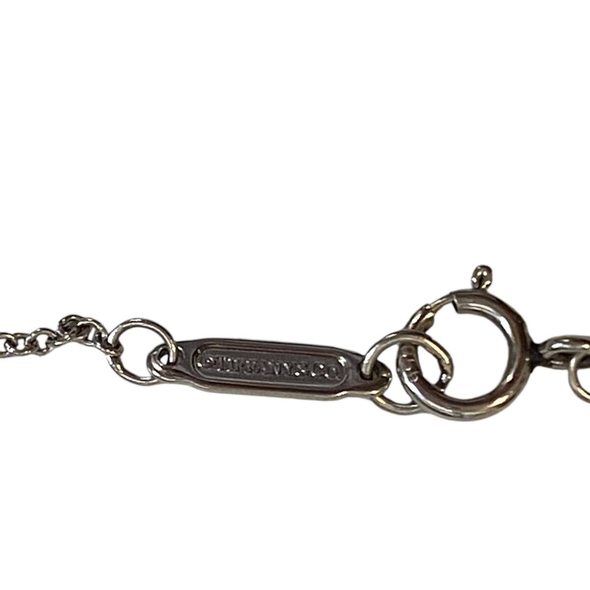 [ б/у товар ] Tiffany Tiffany&Co sentimental Heart Pt950 4.5g колье J73602RD