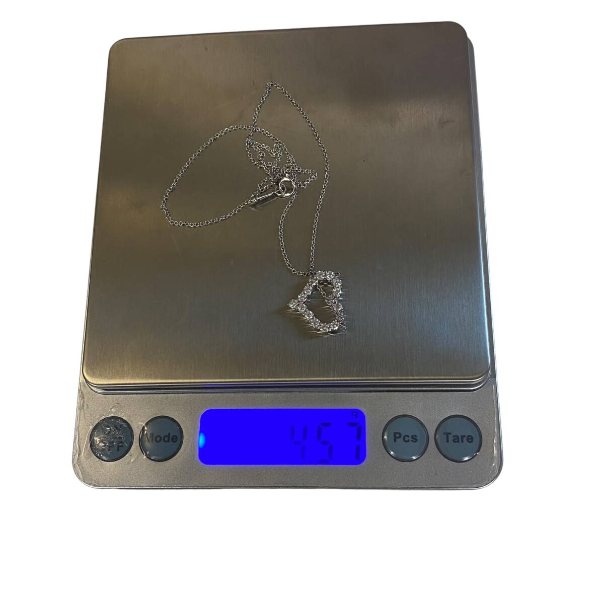 [ б/у товар ] Tiffany Tiffany&Co sentimental Heart Pt950 4.5g колье J73602RD